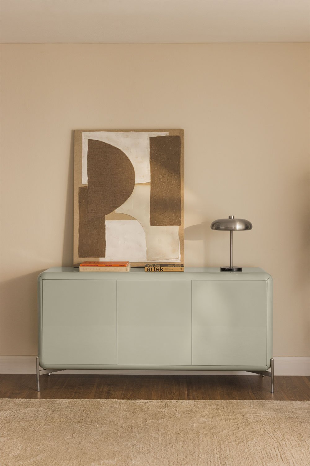 Aparador 160x45 cm z MDF Alazne, obrazek w galerii 1