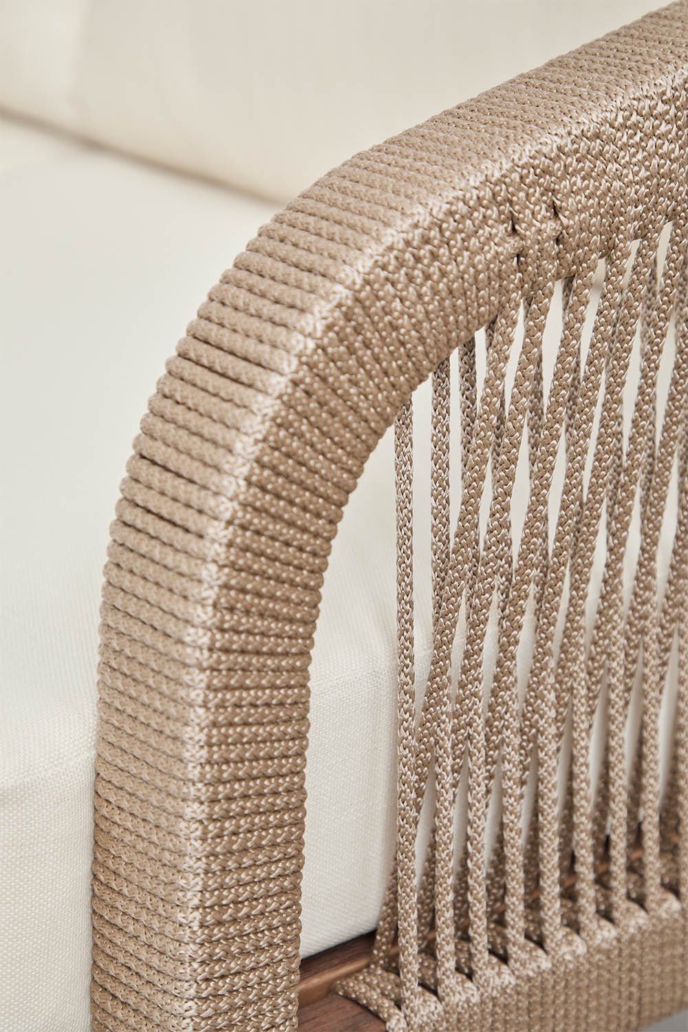 Sofa 3-osobowa z drewna akacjowego Dubai, obrazek w galerii 6