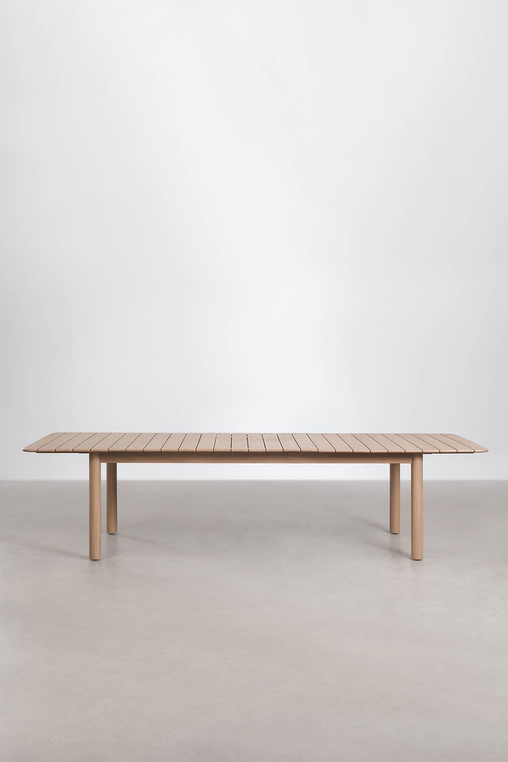 Prostokątny stół ogrodowy 250-310x105 cm rozkładany z drewna akacjowego Duala, obrazek w galerii 4