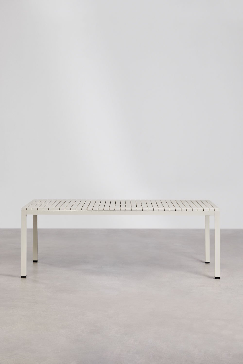 Prostokątny stół ogrodowy 210x100 cm z aluminium Marti, obrazek w galerii 3