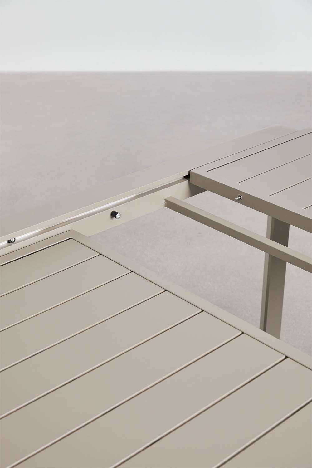 Rozkładany prostokątny stół ogrodowy 180-240x100 cm z aluminium Starmi, obrazek w galerii 6