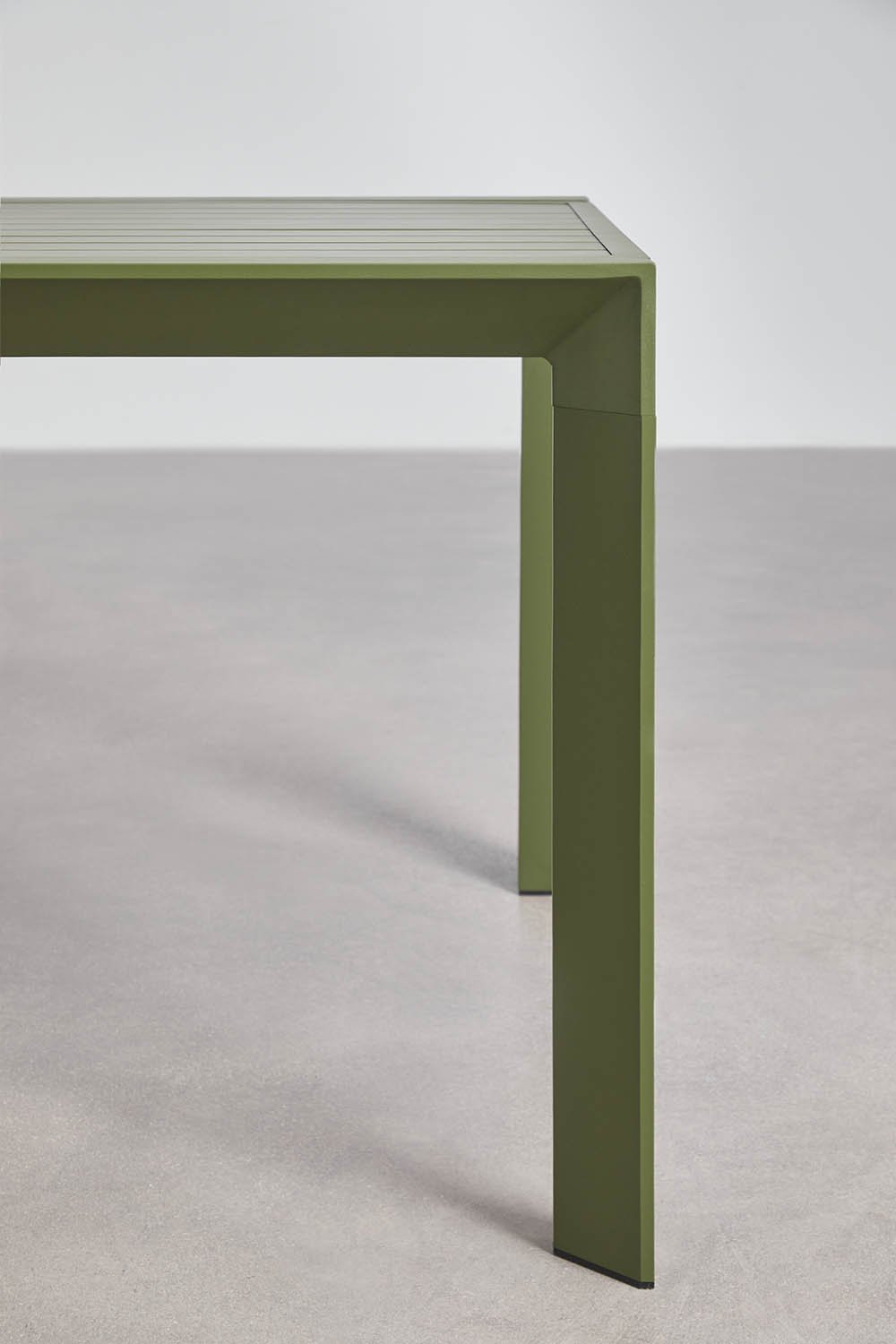 Rozkładany prostokątny stół ogrodowy 180-240x100 cm z aluminium Starmi, obrazek w galerii 5