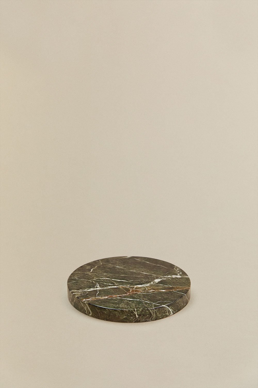 Pack 4 okrągłych podkładek pod kubki Ø10 cm z marmuru Valtris, obrazek w galerii 4