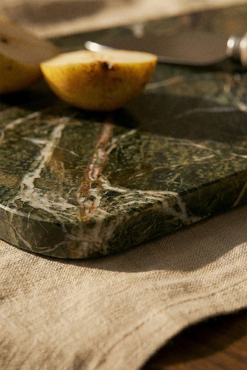 Prostokątna dekoracyjna taca 40x20 cm z marmuru Zairex, obrazek w galerii 2