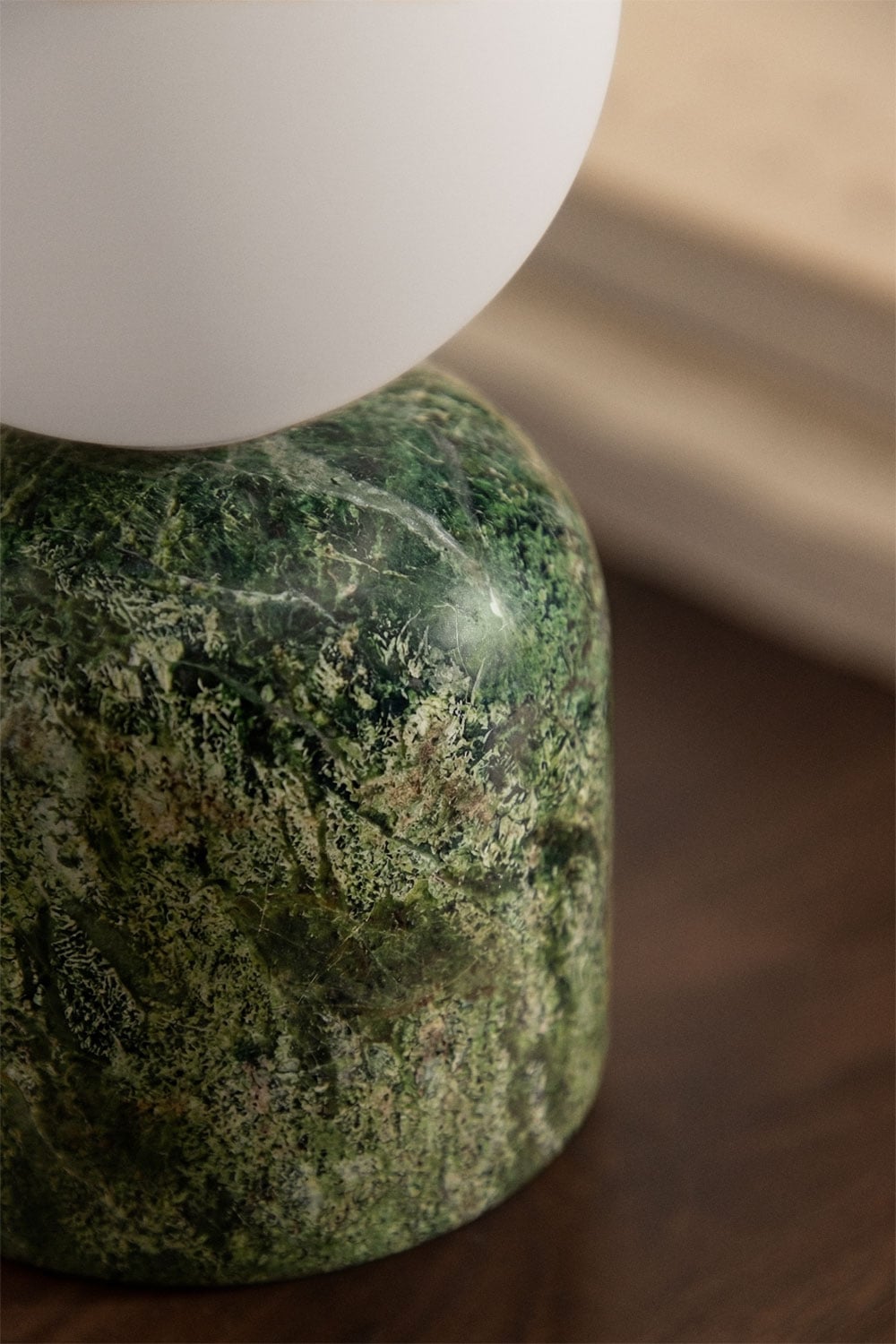 Lampa stołowa z naturalnego kamienia Tumkur, obrazek w galerii 2