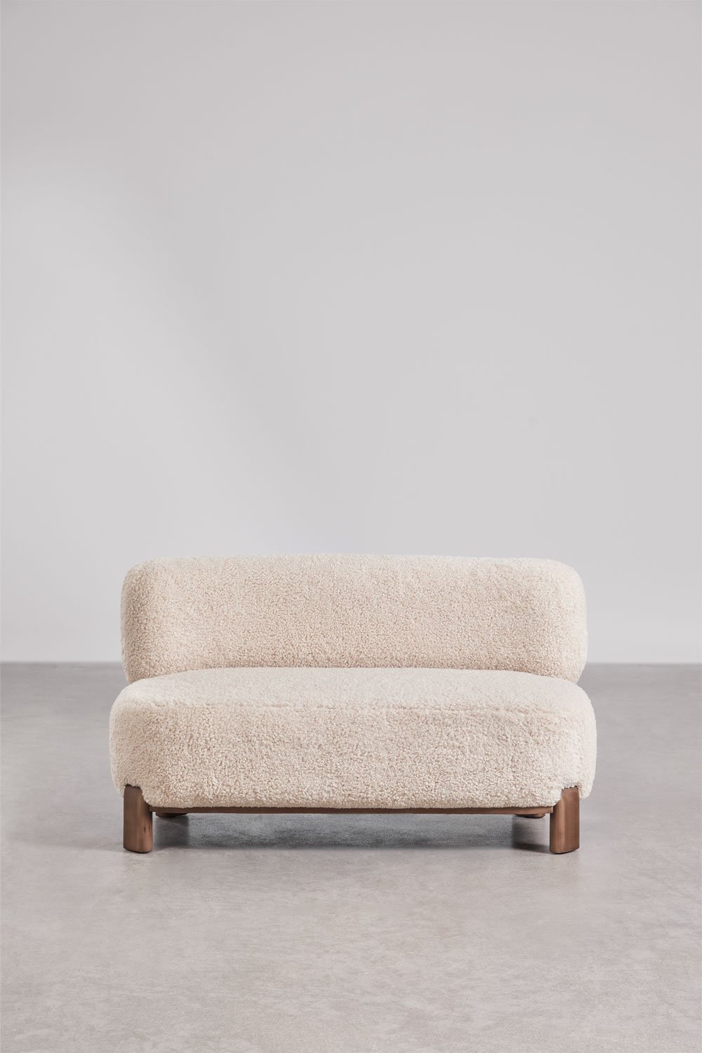 Sofa dwuosobowa z tapicerowanym drewnem Eldred, obrazek w galerii 6