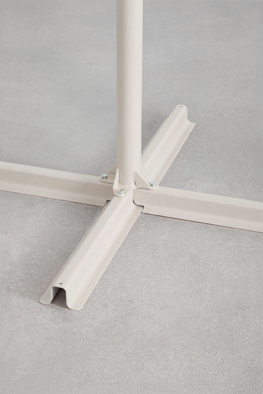 Parasol Ø295 cm z tkaniny i aluminium Salina, obrazek w galerii 7