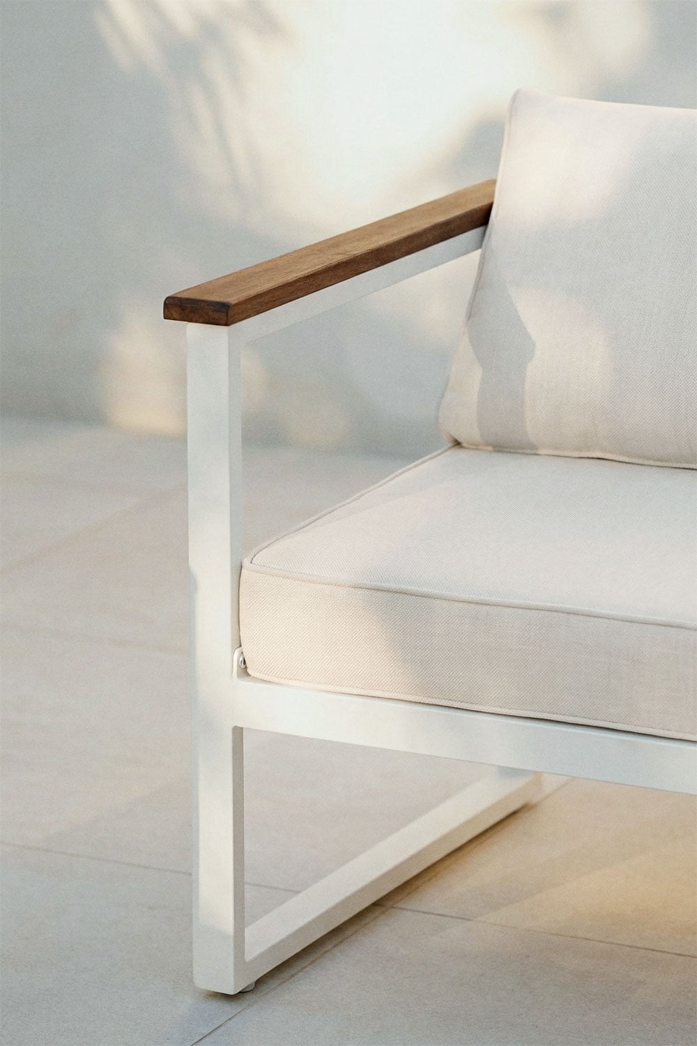 Sofa ogrodowy 3-osobowy z aluminium Lipov, obrazek w galerii 2