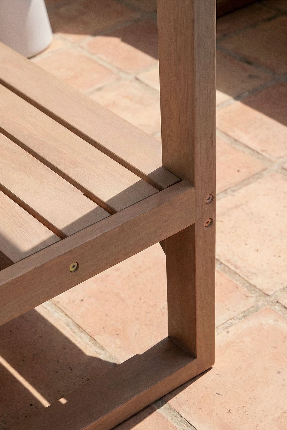 Leżanka balijska z regulowanym oparciem z drewna eukaliptusowego Dune, obrazek w galerii 3