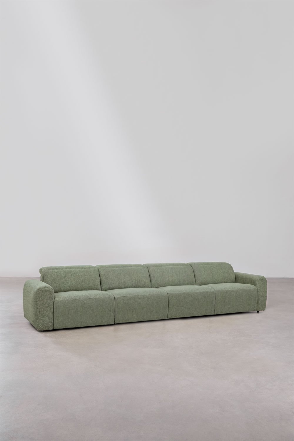 Sofa 5-osobowy rozkładany i elektryczny tapicerowany Peggy, obrazek w galerii 1