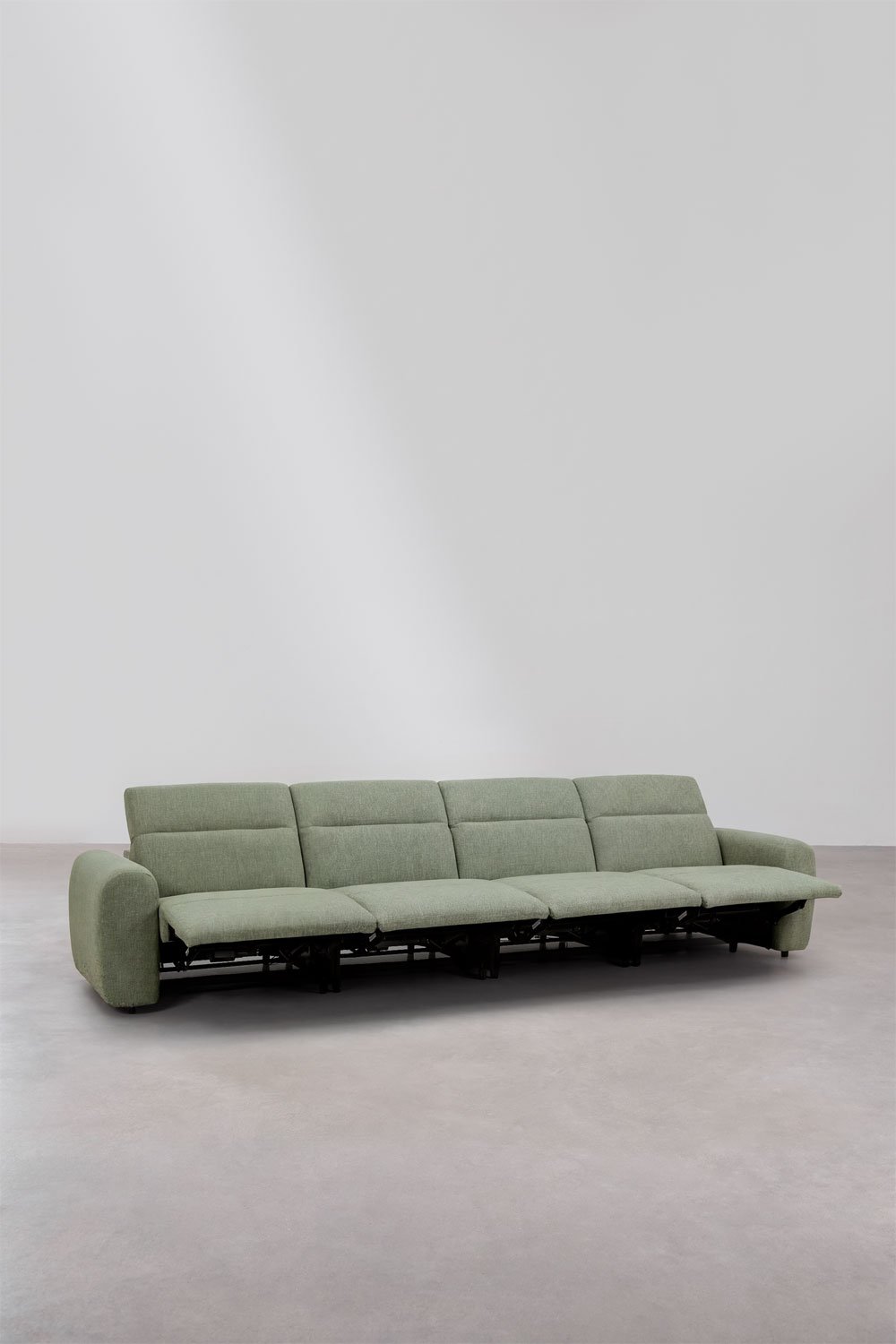 Sofa 5-osobowy rozkładany i elektryczny tapicerowany Peggy, obrazek w galerii 3