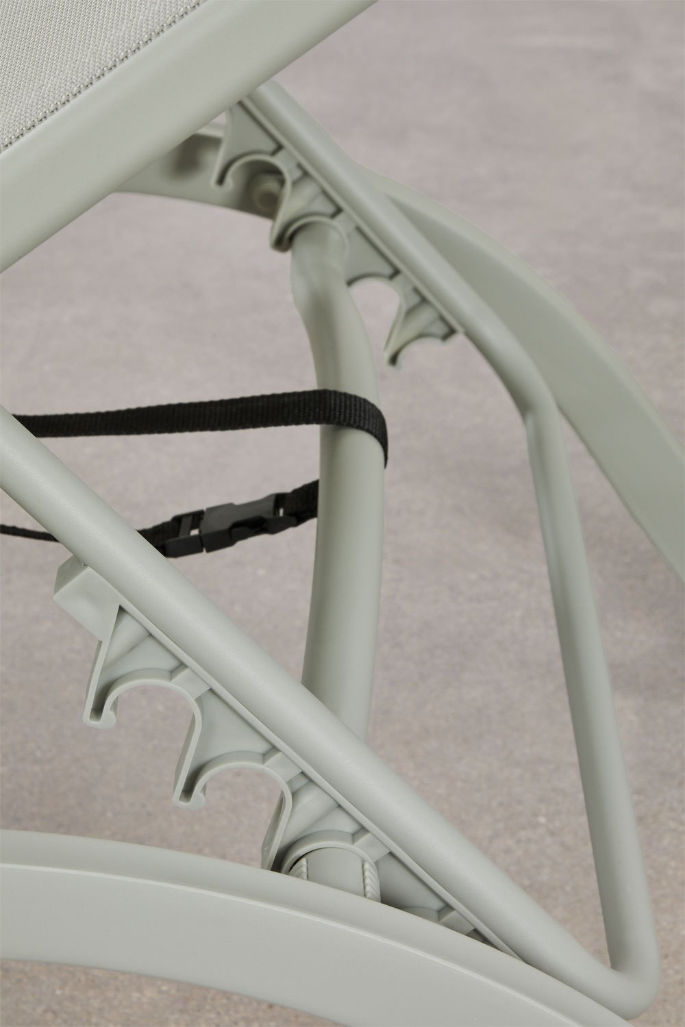 Leżak z regulowanym oparciem z poduszką Therys, obrazek w galerii 9