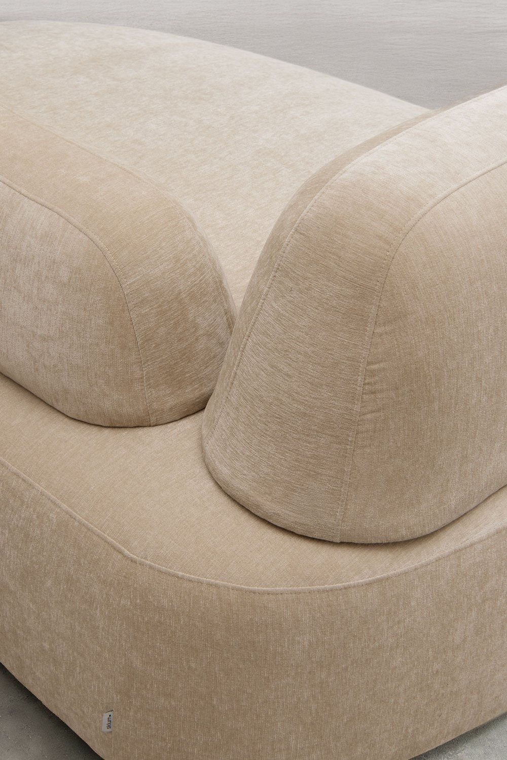 Sofa modułowy z prawym szezlongiem, 2-częściowy, tapicerowany Giorgia, obrazek w galerii 9