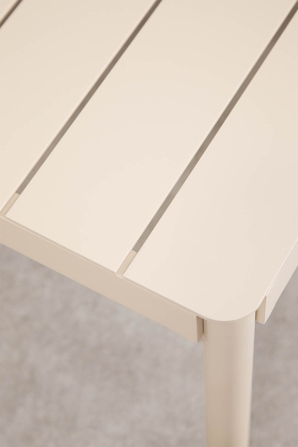 Prostokątny stolik kawowy do ogrodu 110x60 cm z aluminium Boleni, obrazek w galerii 4