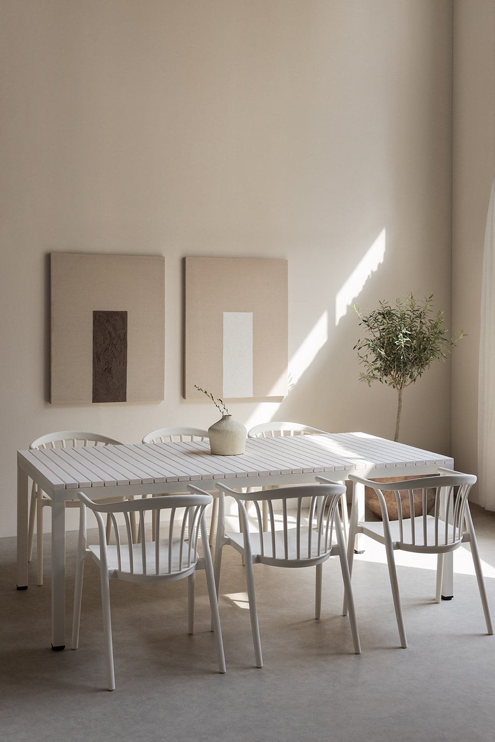 Rectangularny stół jadalniany 210x100 cm z aluminium Marti, obrazek w galerii 7