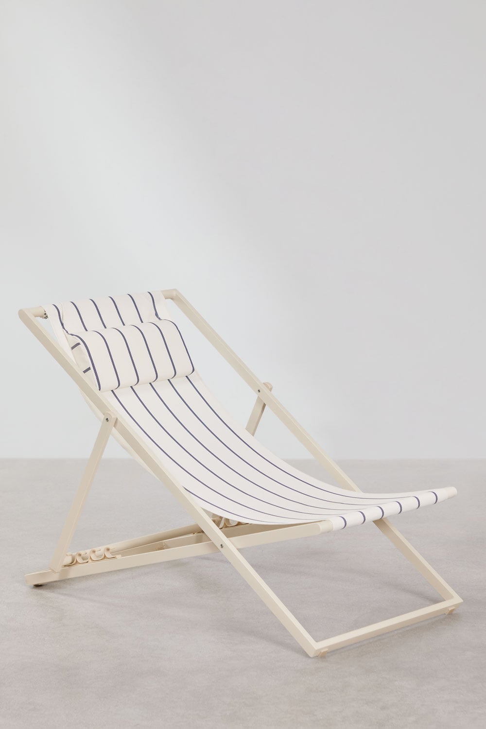 Zestaw 2 składanych hamaków stalowych z poduszką Jensy, obrazek w galerii 3