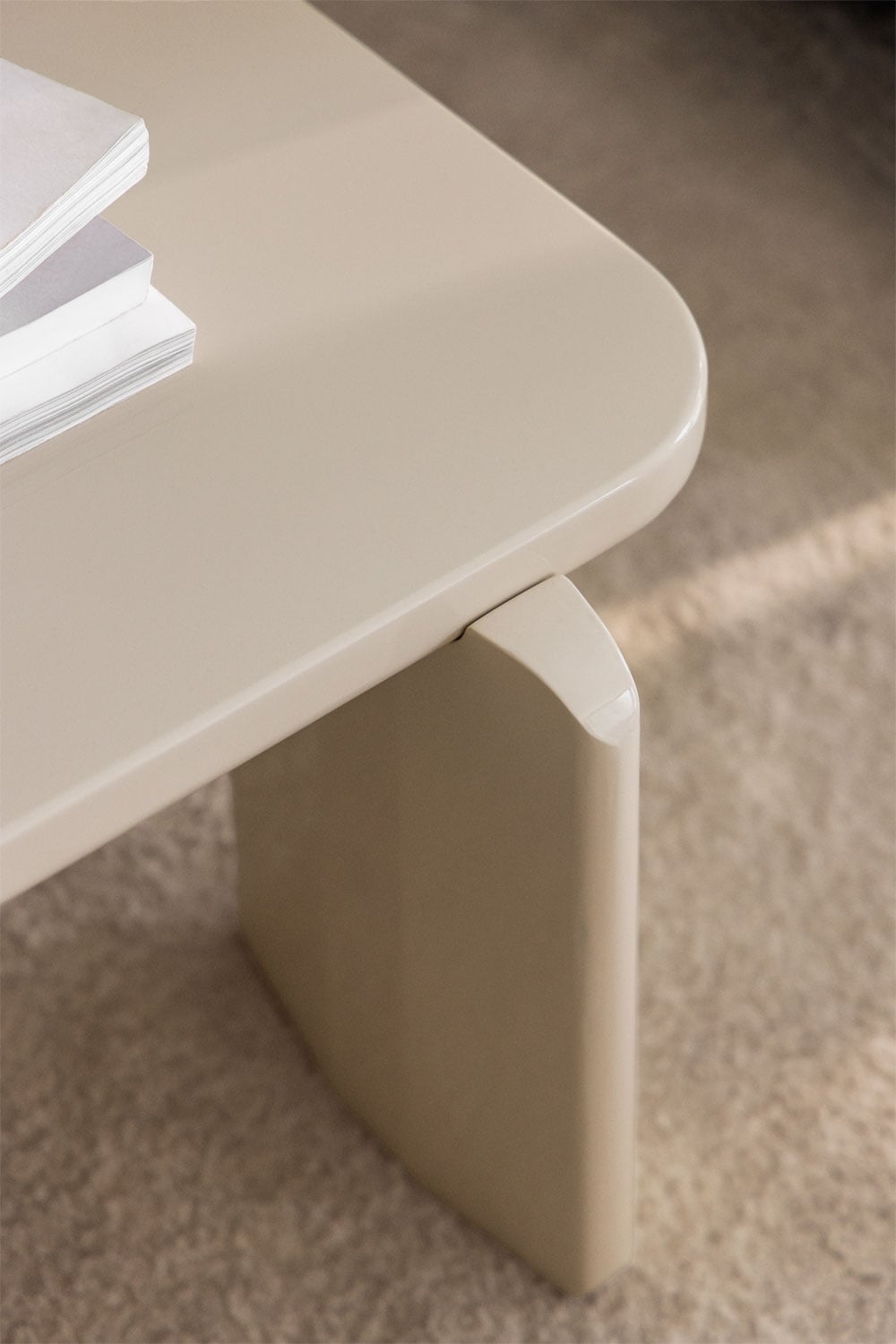 Prostokątny stolik kawowy 120x60 cm z MDF Ginebra, obrazek w galerii 2