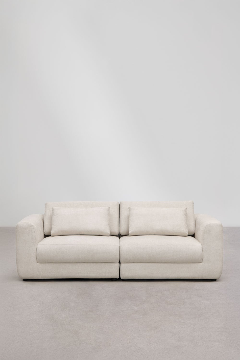 Sofa modułowy 2-częściowy z tkaniny chenille Cataline, obrazek w galerii 5