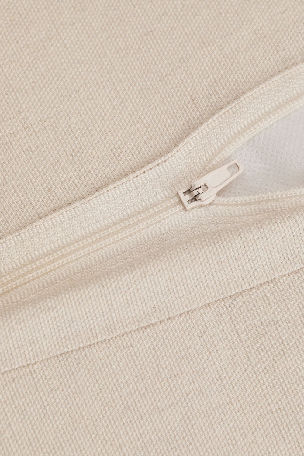 Kwadratowa poduszka 40x40 cm z bawełny i lnu Nisora, obrazek w galerii 6