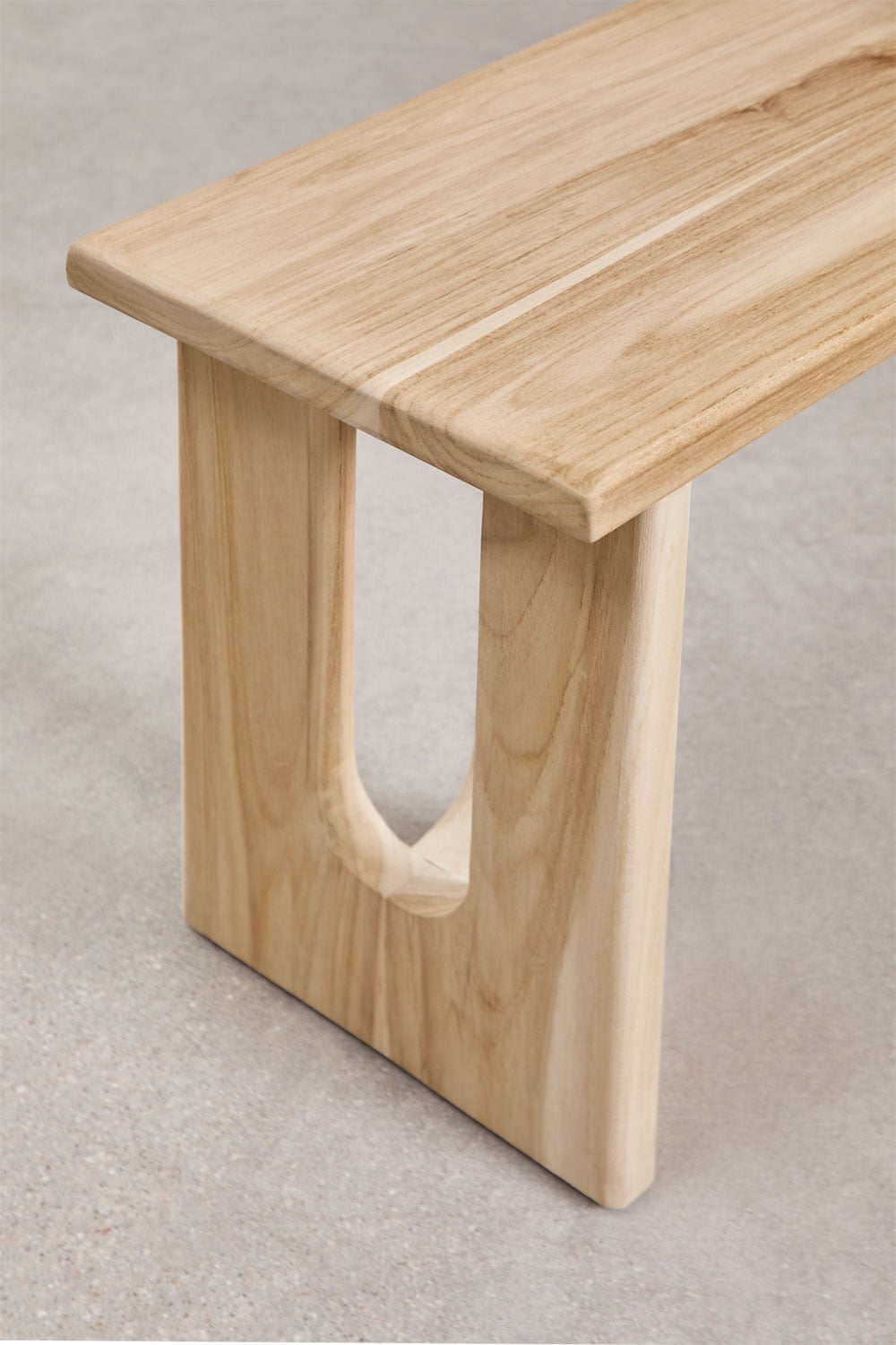 Ławka 100 cm z drewna tekowego Tessalit, obrazek w galerii 3