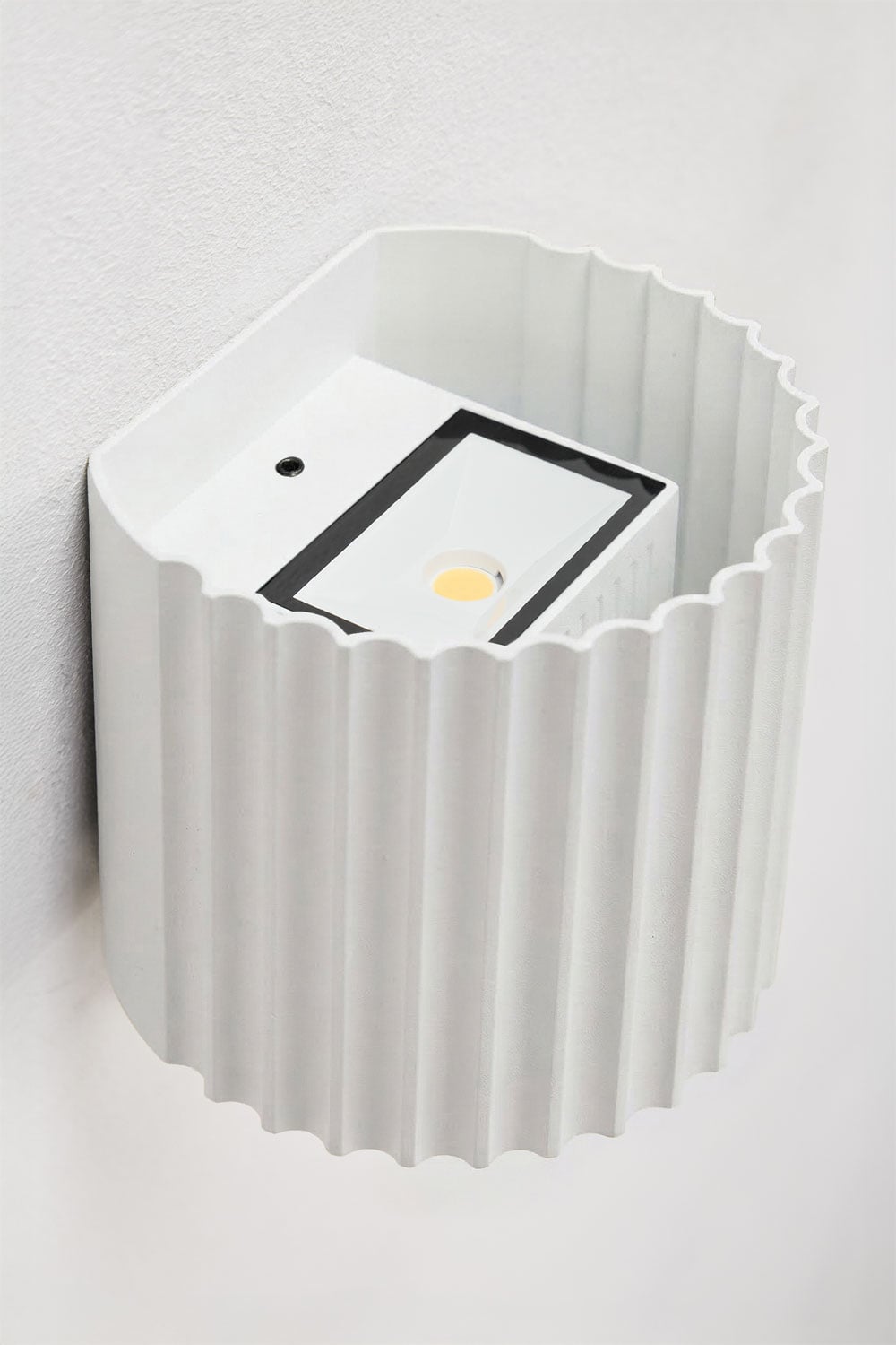 Kinkiet ścienny LED do użytku zewnętrznego z aluminium Barein, obrazek w galerii 6