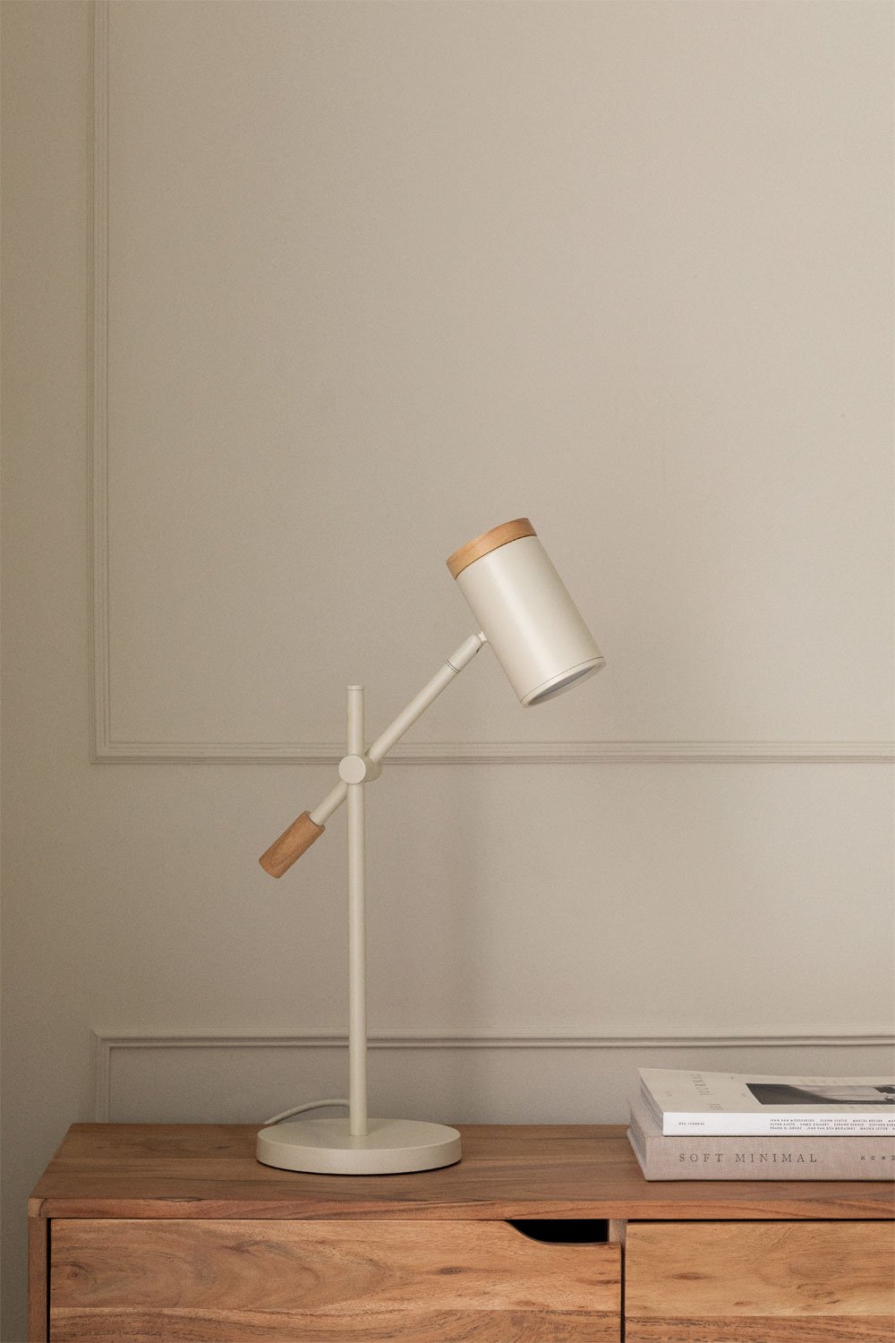 Lampa stołowa regulowana z żelaza Amaranto, obrazek w galerii 1