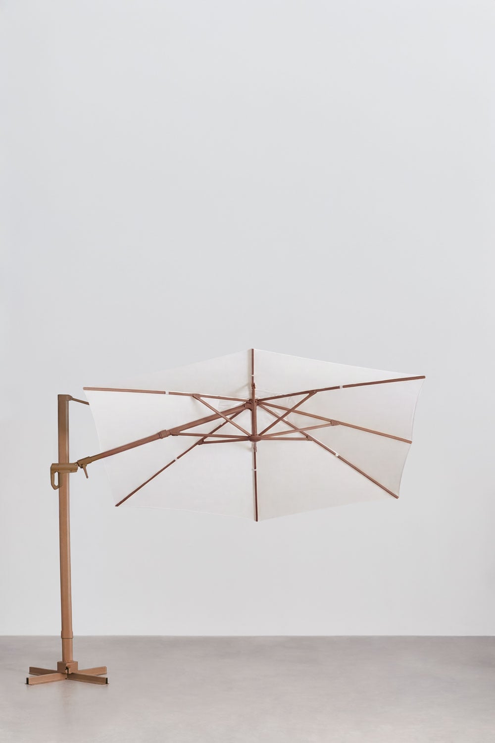 Parasol 290 cm z tkaniny i aluminium Cannes, obrazek w galerii 4