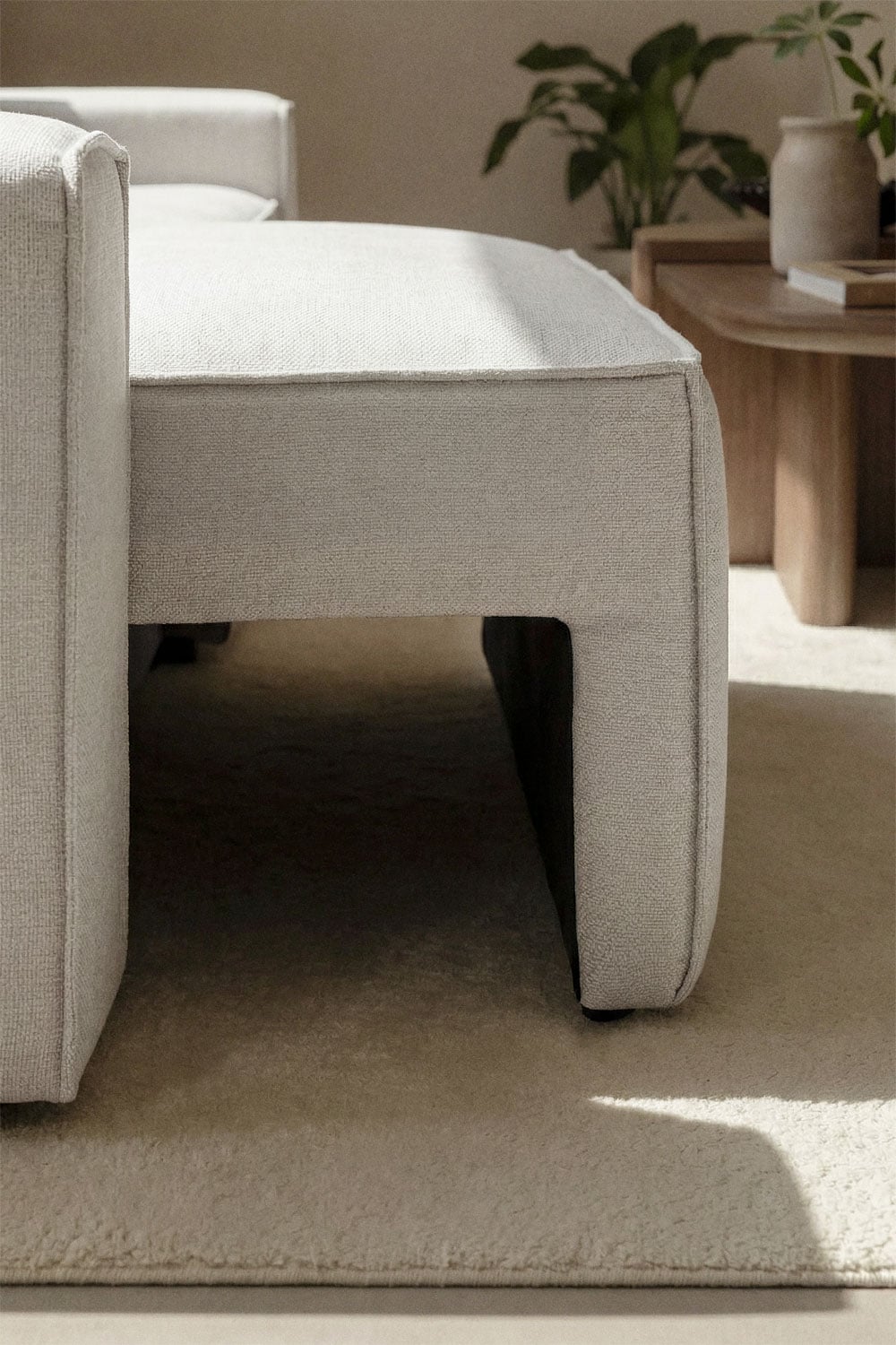 Sofa rozkładana 3-osobowa tapicerowana Tampere, obrazek w galerii 2