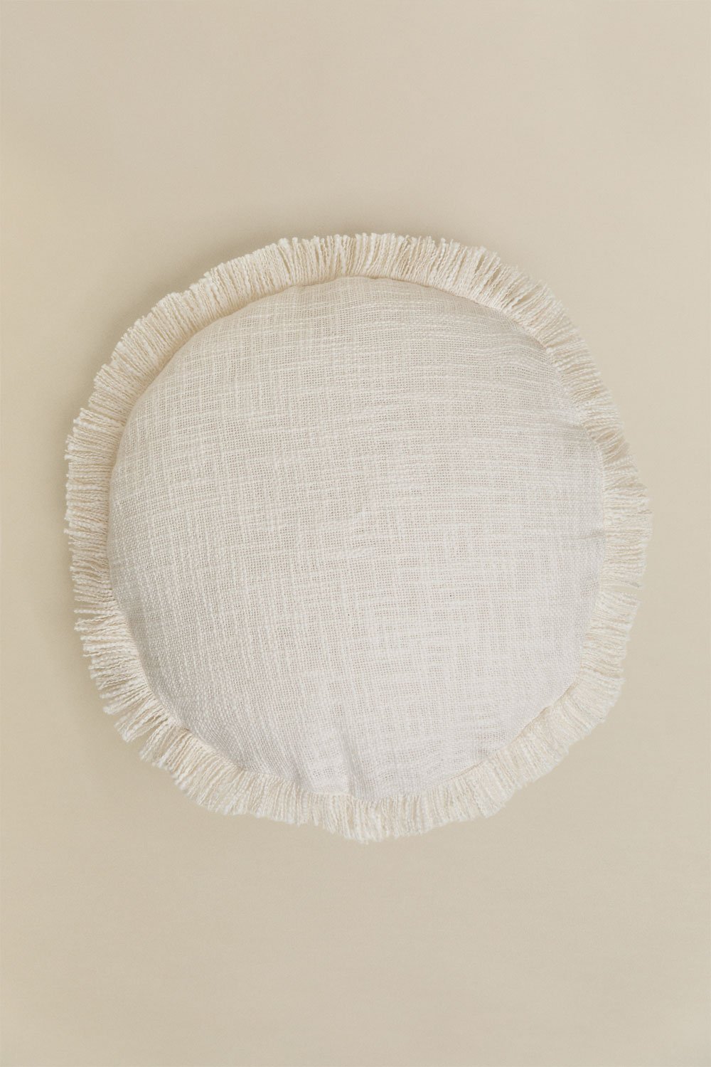 Poduszka okrągła Ø40 cm z bawełny Soncey, obrazek w galerii 1