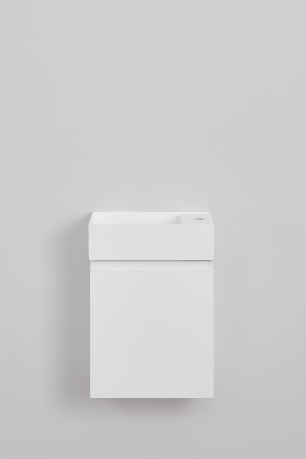 Zestaw wiszących mebli łazienkowych zintegrowany z umywalką Abigail, obrazek w galerii 1