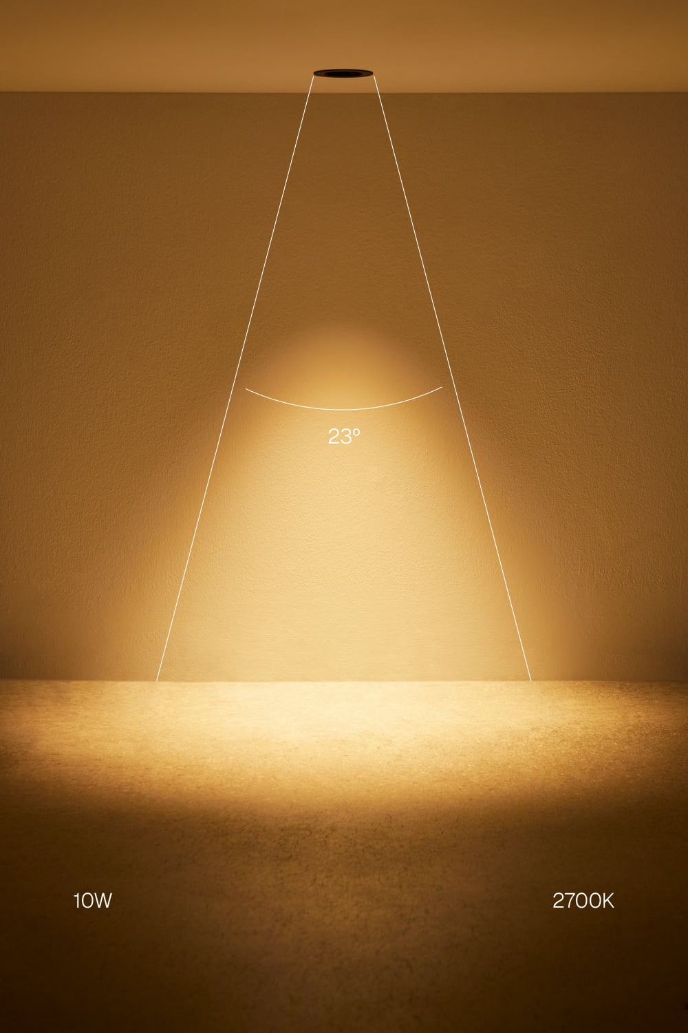 Downlight LED wpuszczany z okrągłą ramką z aluminium Luisiana, imagen de galeria 2