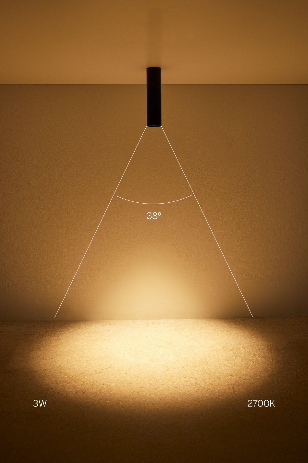 Okrągły plafon LED na powierzchnię w aluminium Luisiana Ø4 cm, imagen de galeria 2