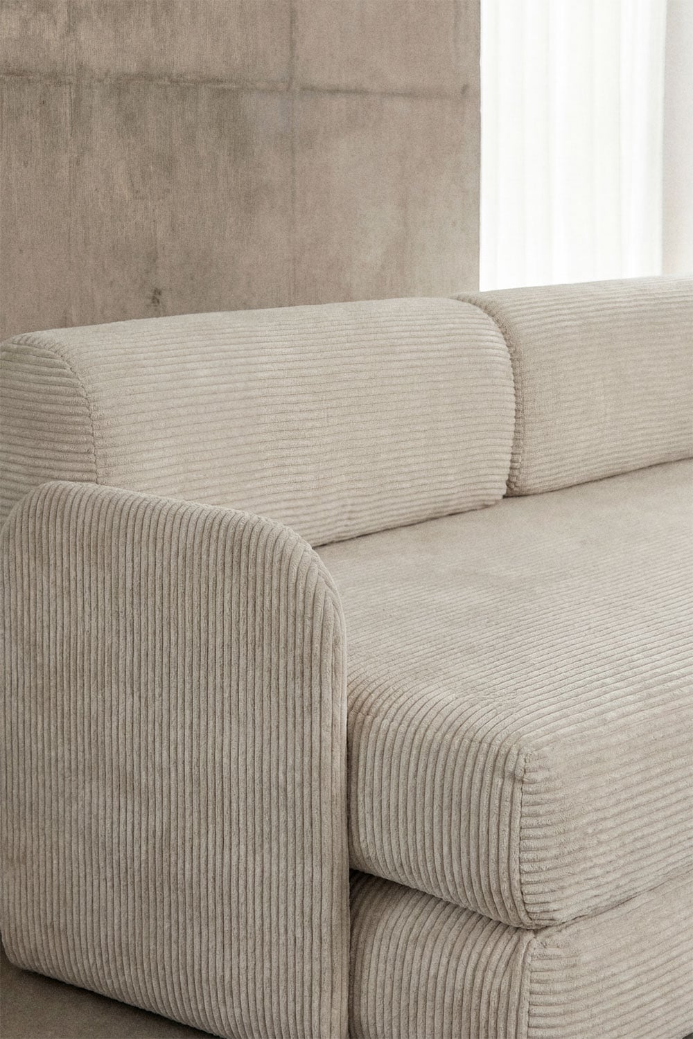 Sofa rozkładana dwuosobowa z weluru pakowana próżniowo Kyoto, obrazek w galerii 2