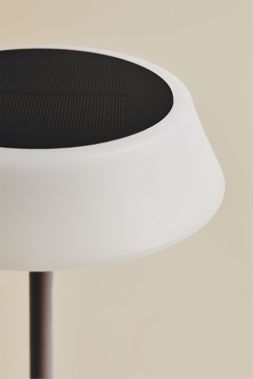 Bezprzewodowa lampa stołowa solarna LED z polietylenu i żelaza Ulenia, obrazek w galerii 4