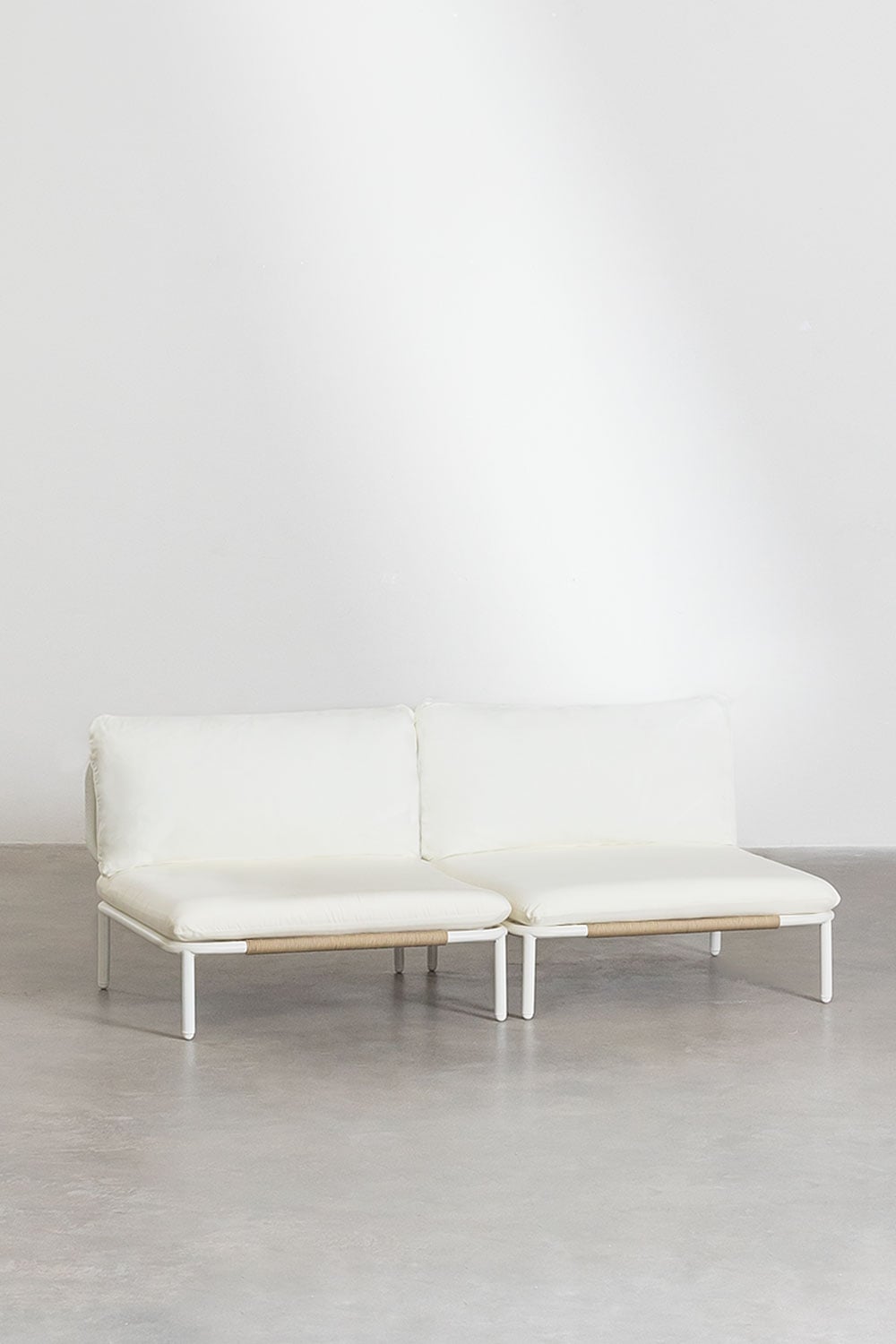 Modułowa sofa ogrodowa 2-częściowa Roubly, obrazek w galerii 1