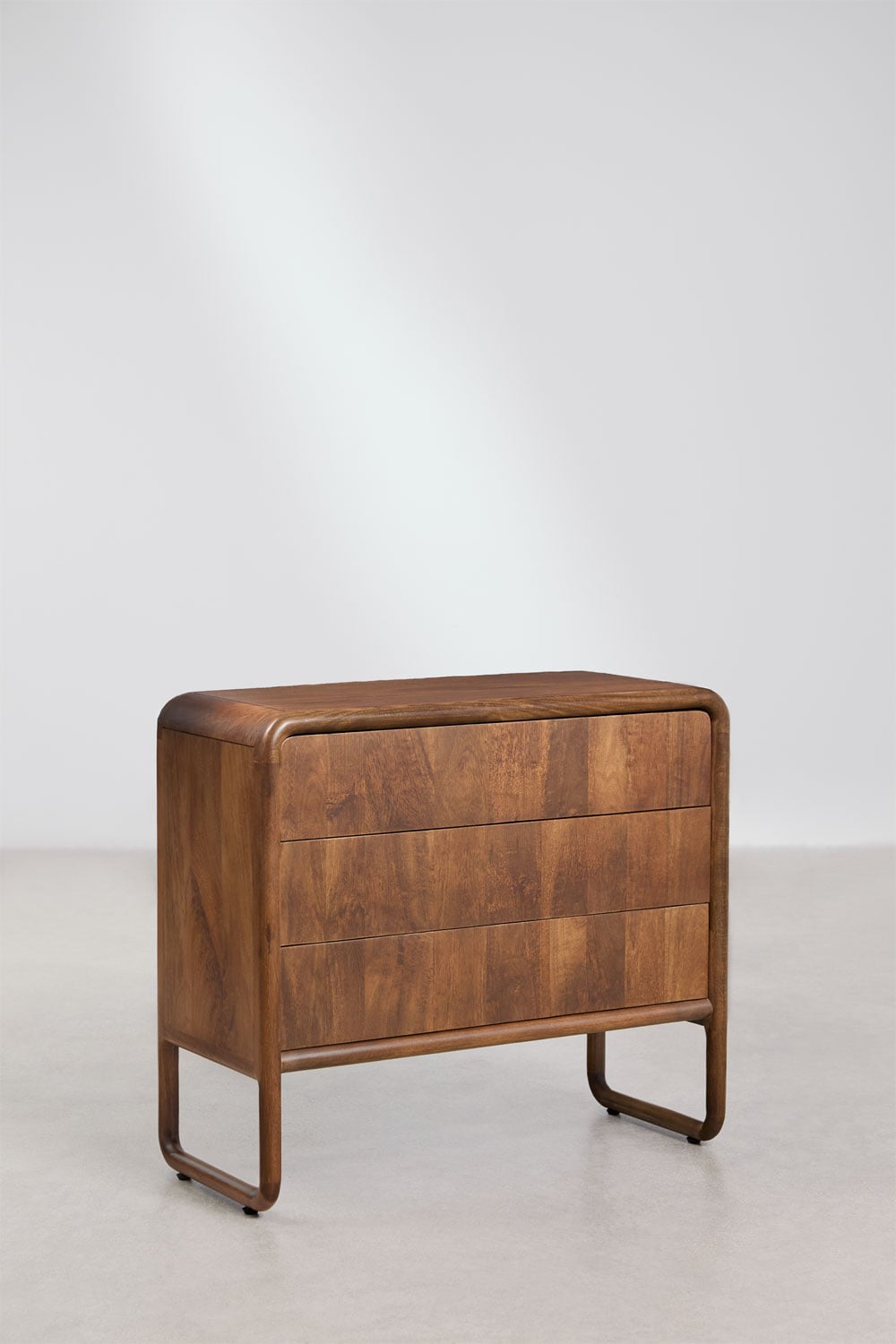 Komoda 90x40 cm z drewna mango Maupaul, obrazek w galerii 1
