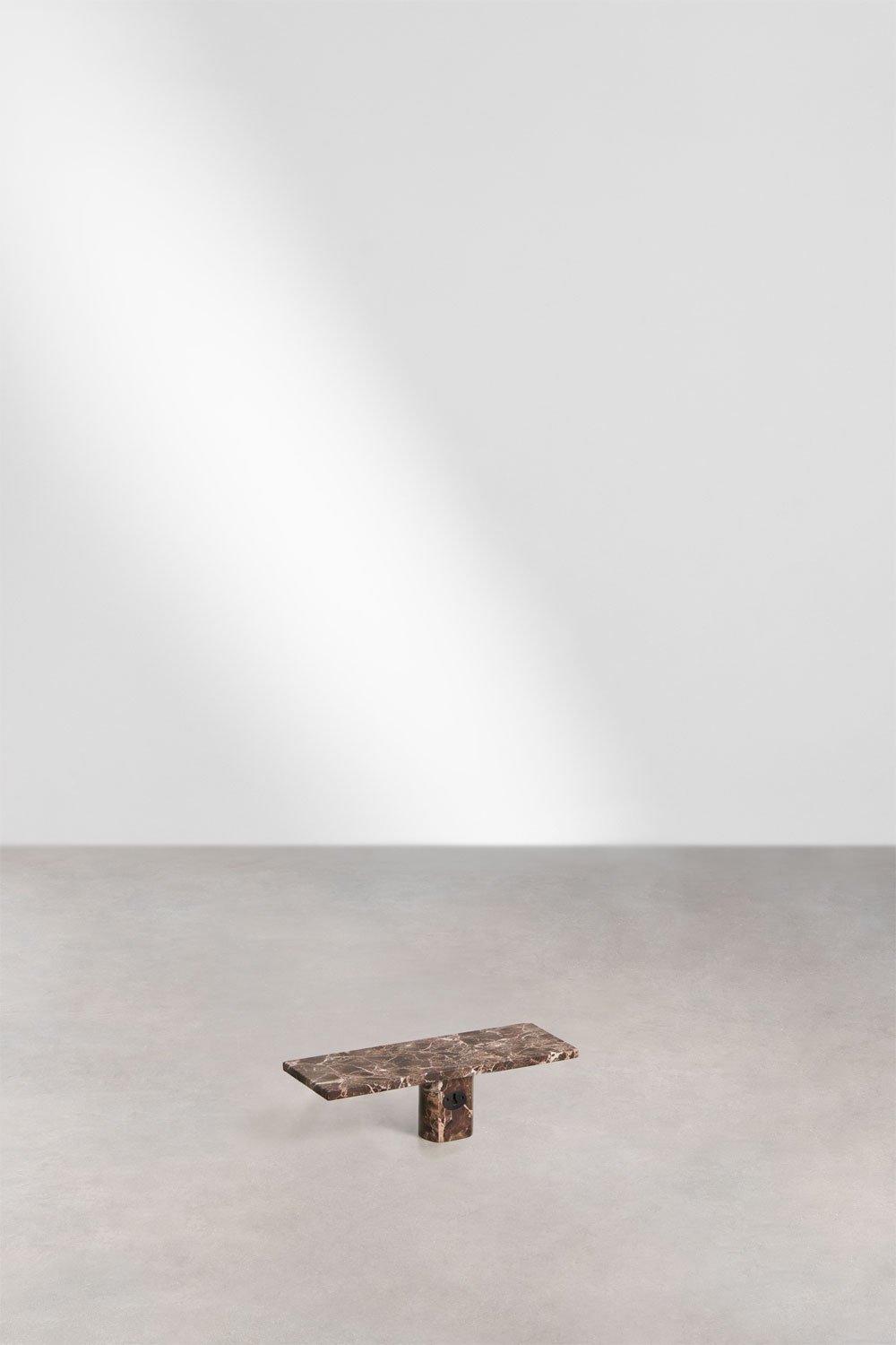 Nocna szafka wisząca 35x15 cm z marmuru Uganda, obrazek w galerii 5