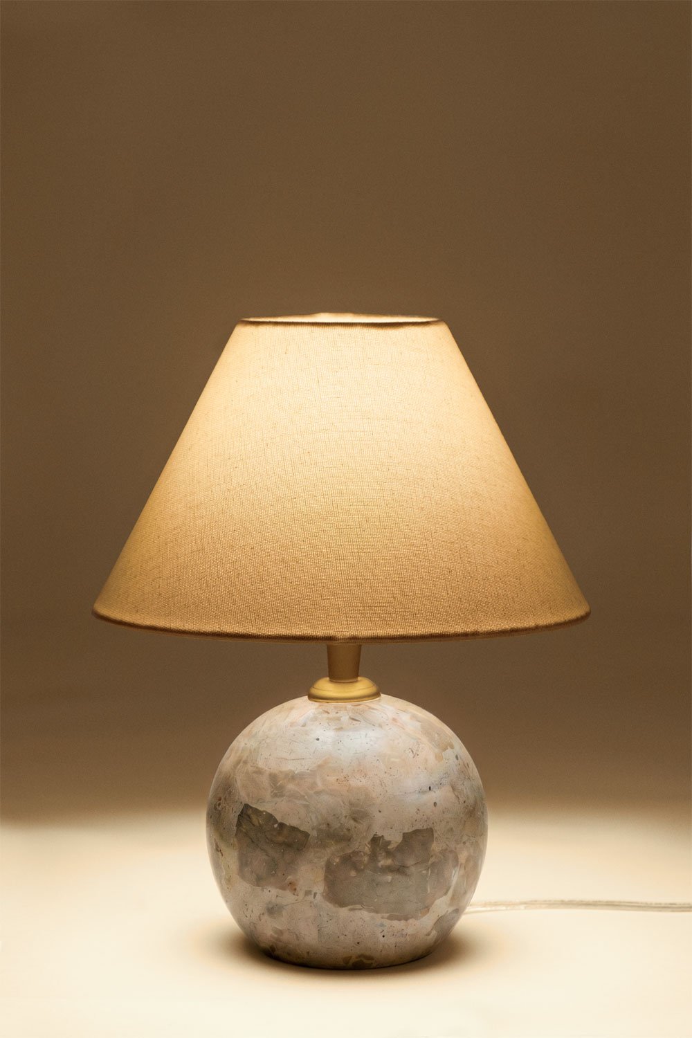 Lampa stołowa z naturalnego kamienia Marvexi, obrazek w galerii 4
