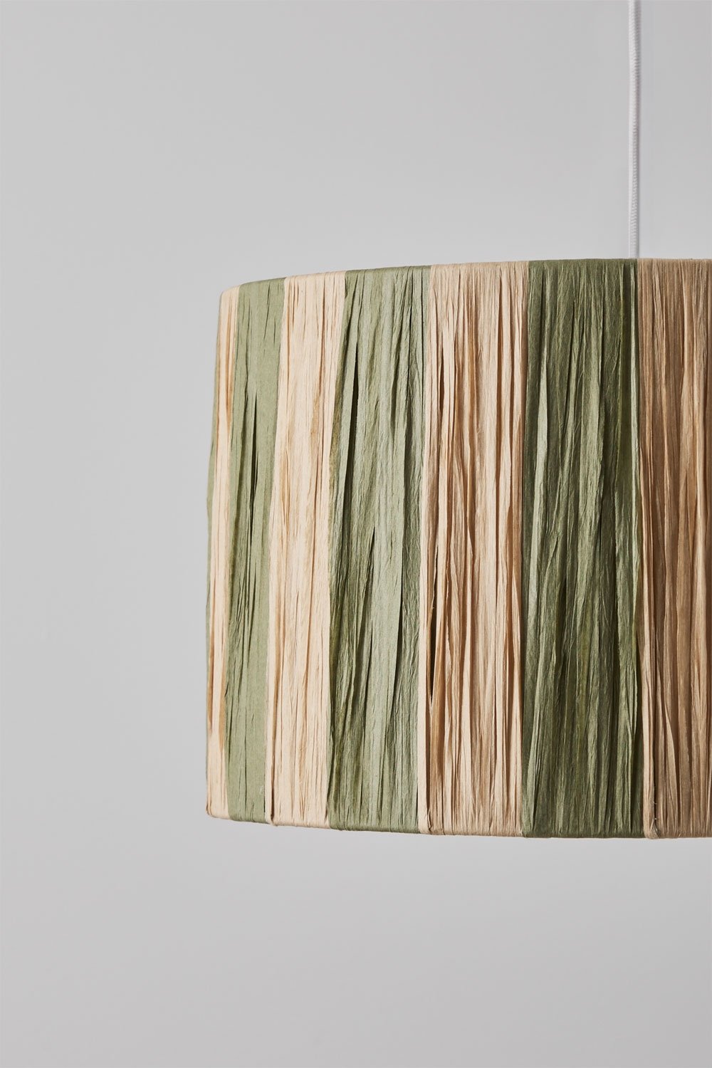 Lampa sufitowa Ø30 cm z plecionego papieru Marsali, obrazek w galerii 5