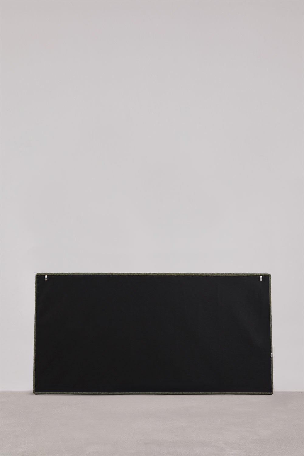 Wezgłowie do łóżka 200 cm tapicerowane szenilem szałwiowa zieleń Artur, obrazek w galerii 7