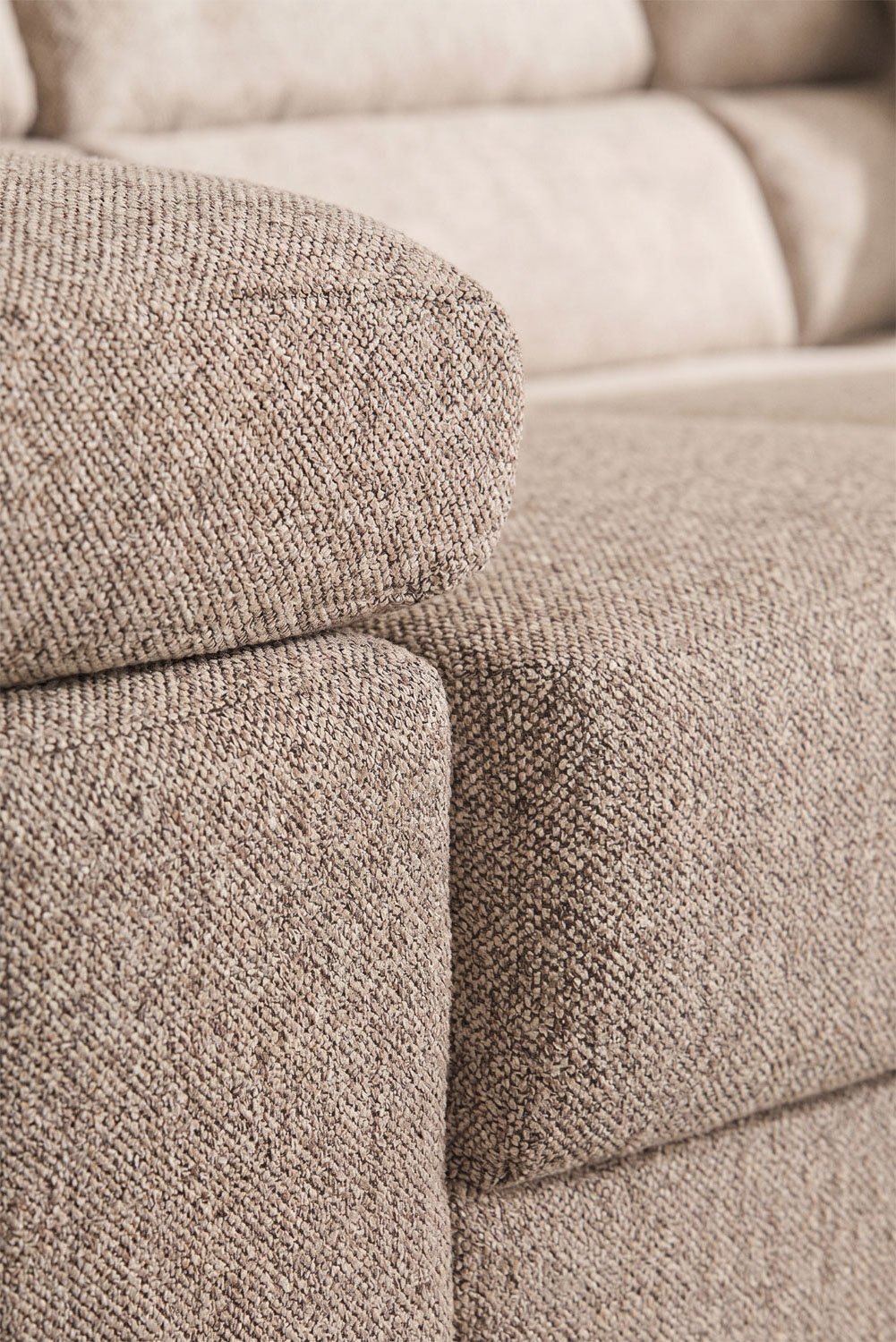 Sofa narożny prawostronny 3-osobowy z regulowanymi zagłówkami i wysuwanymi siedziskami Aramis, obrazek w galerii 2