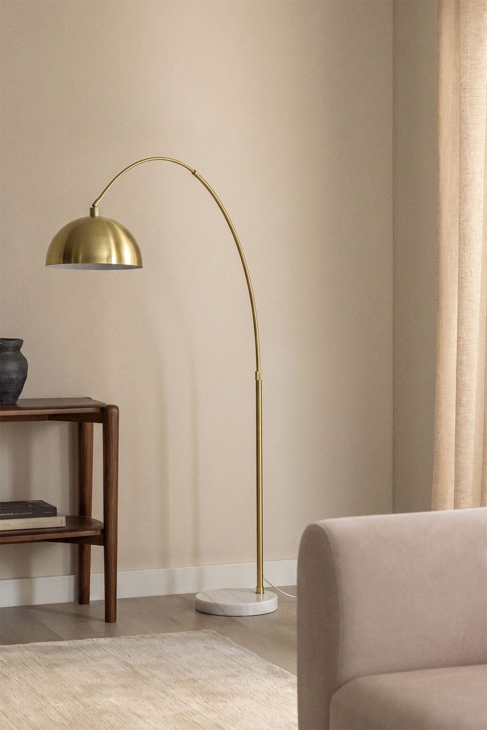 Lampa podłogowa Diala z żelaza, obrazek w galerii 1