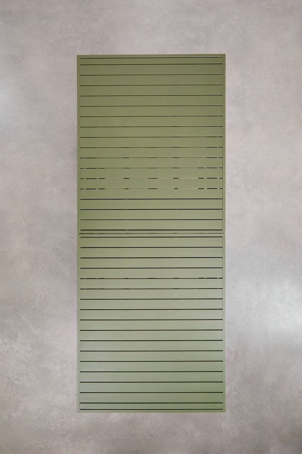 Zestaw stołu prostokątnego 240-300x100 cm rozkładanego Karena oraz 8 sztaplowanych krzeseł ogrodowych z podłokietnikami Omara, obrazek w galerii 6