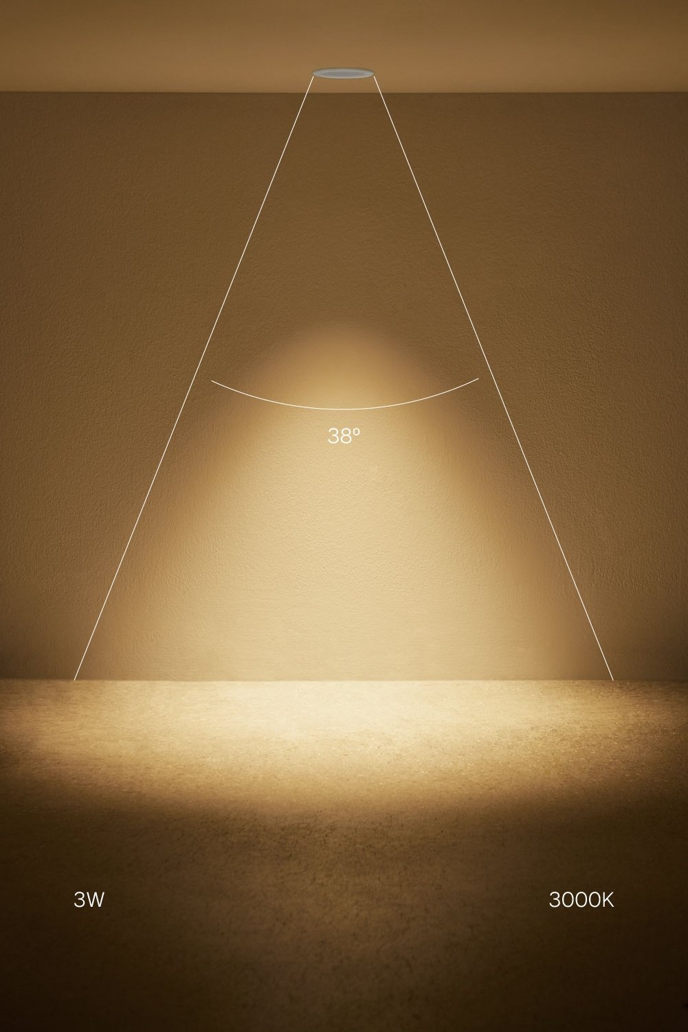Downlight LED wpuszczany z okrągłą ramką Ø5 cm do użytku zewnętrznego, wykonany z aluminium Orelva, imagen de galeria 2