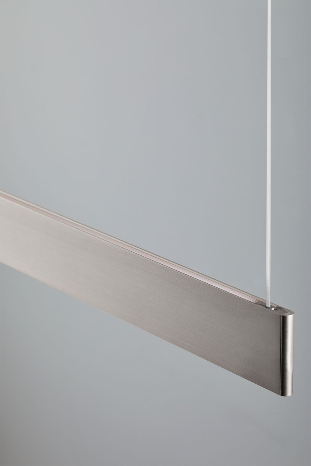 Lampa sufitowa wisząca liniowa LED 120 cm z pośrednim światłem z aluminium Maulenis, obrazek w galerii 7