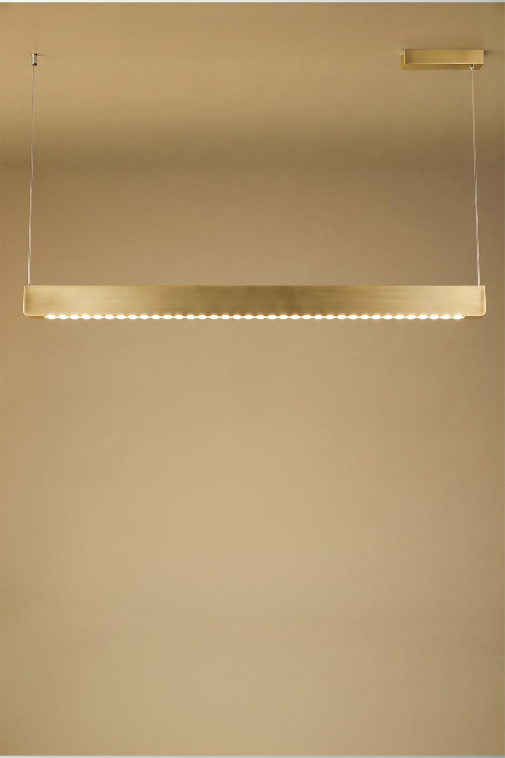 Lampa sufitowa wisząca liniowa LED 120 cm z aluminium Mairen, obrazek w galerii 4