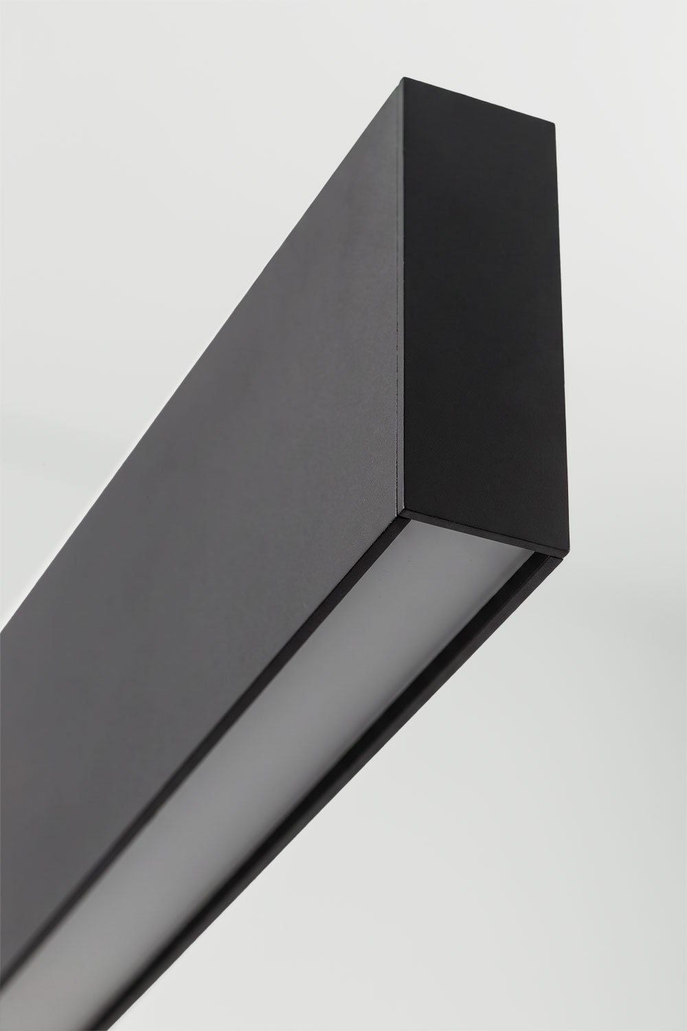 Lampa sufitowa wisząca liniowa LED 120 cm z aluminium Astley, obrazek w galerii 8