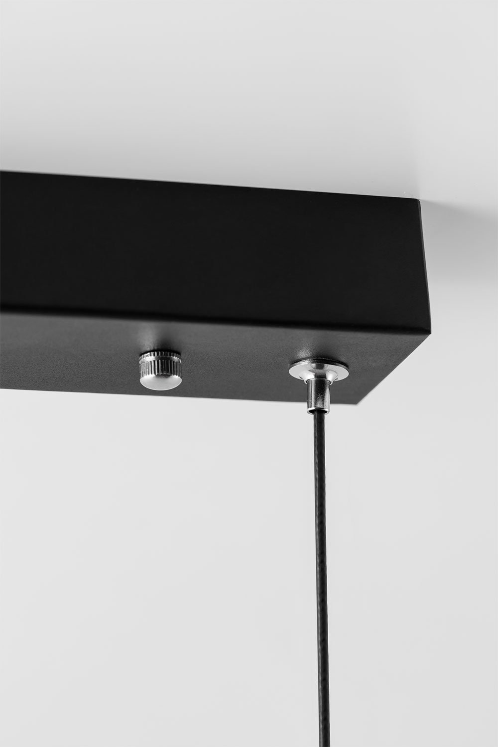 Lampa sufitowa wisząca liniowa LED 120 cm z aluminium Astley, obrazek w galerii 6