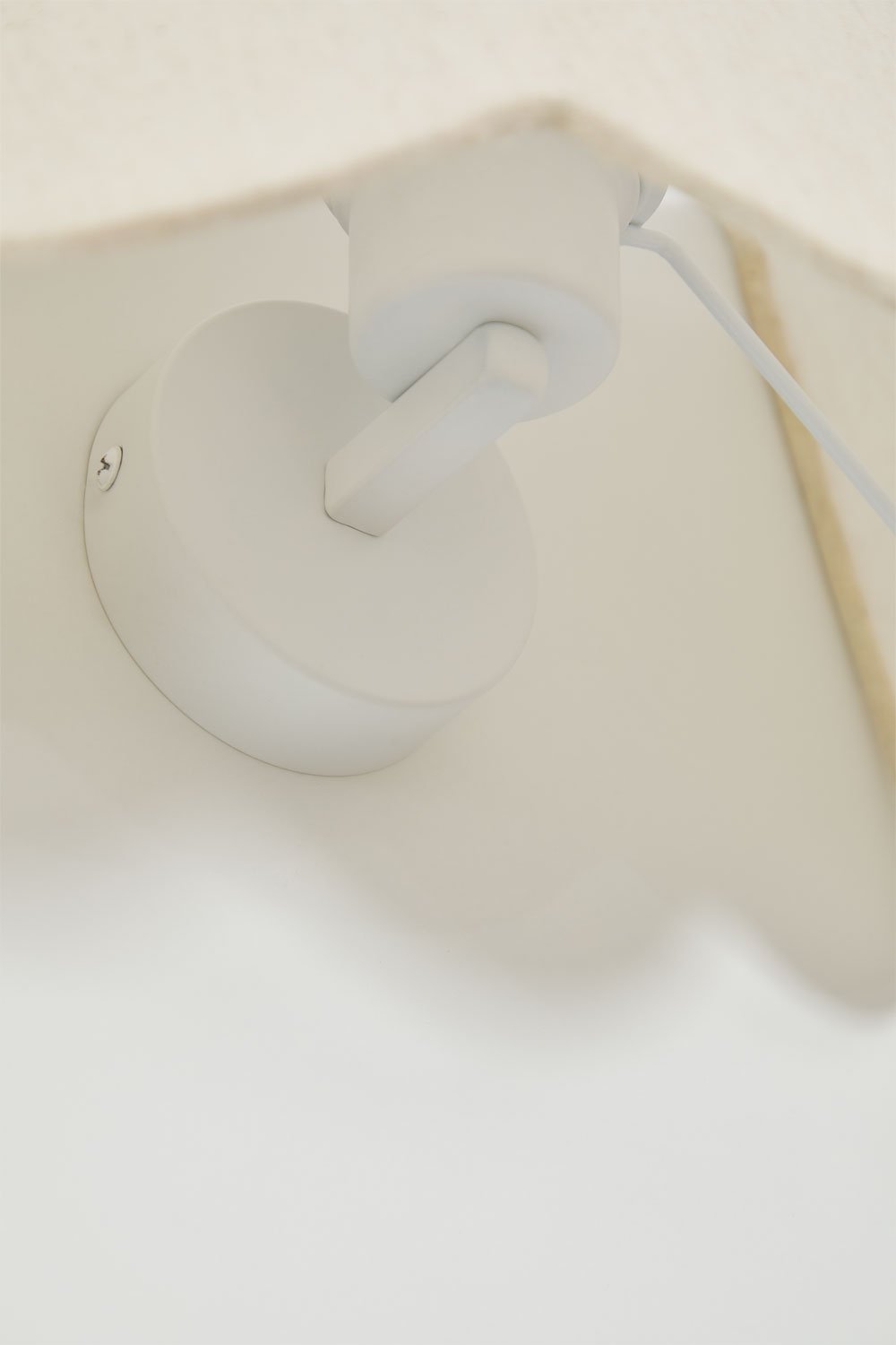 Lampa ścienna z żelaza i bawełny Ebere, obrazek w galerii 7