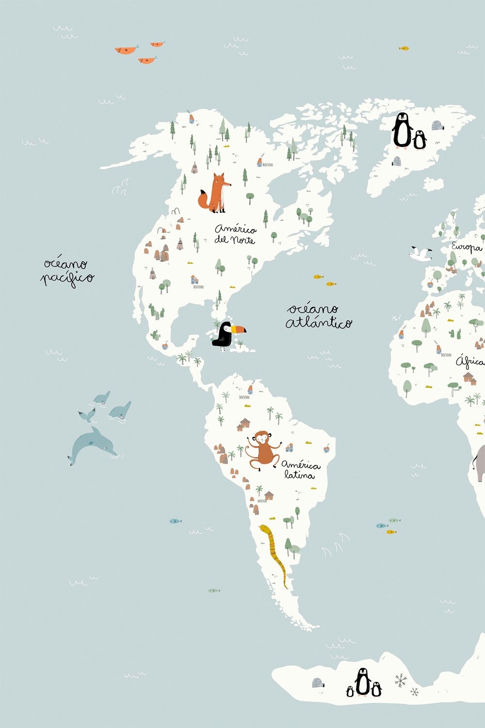 Mural tapety 260x320 cm w 5 samoprzylepnych pasach Sebrin, obrazek w galerii 3